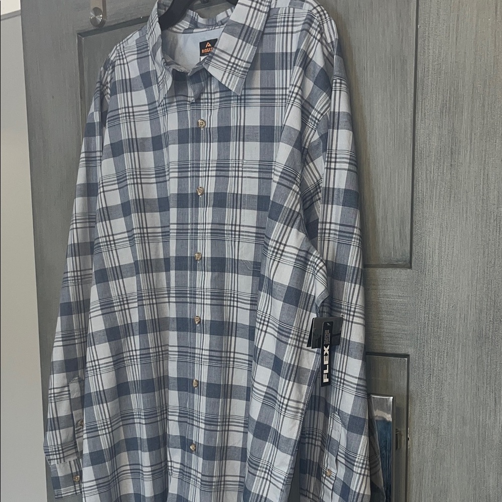 Ridgecut Toughwear Outdoors Stretch Men’s 3XL Button Down Shirt #tough #flex - Picture 4 of 13